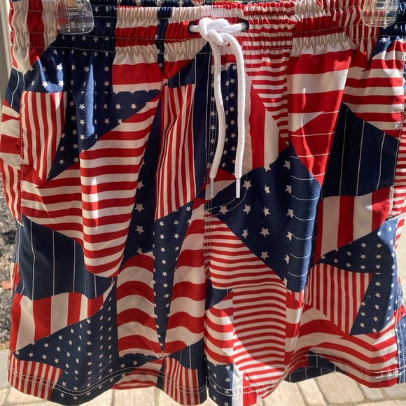 NWOT The OG Patchwork Swim Trunk by Southern Proper Men’s - Picture 2 of 14